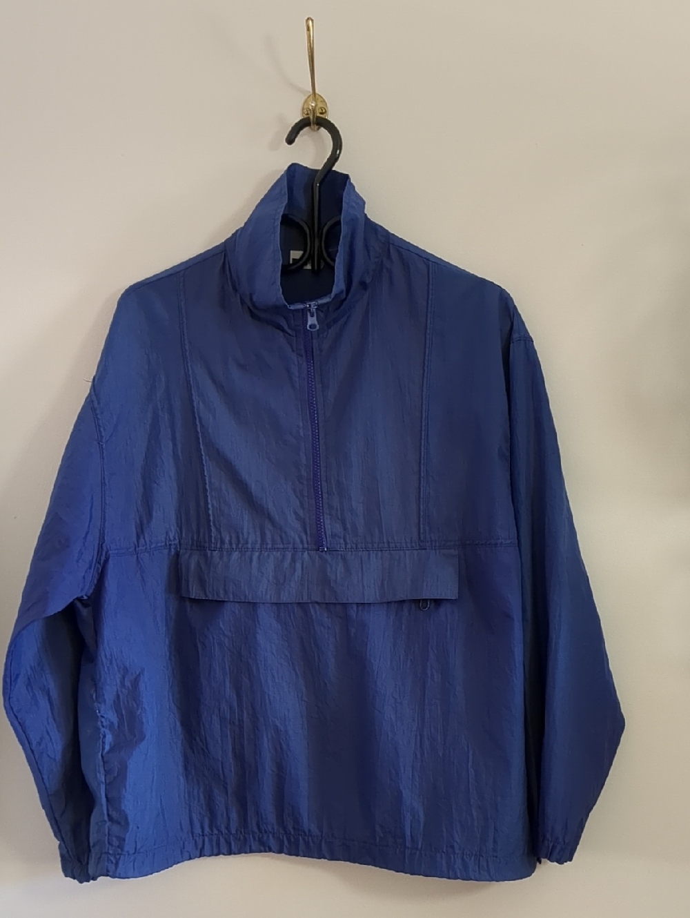 Jacques Moret Royal Blue Half-Zip Windbreaker